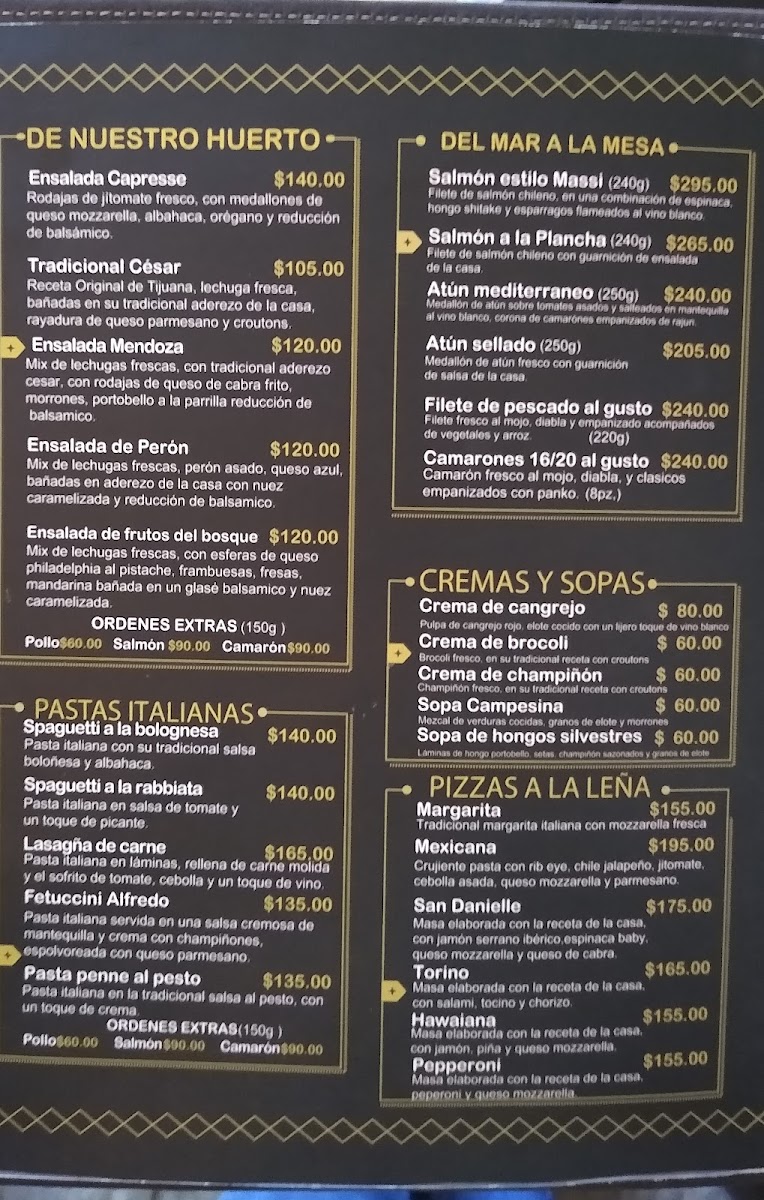 Restaurante Massi Menu - Image 1
